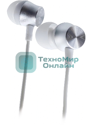 Проводные наушники Oklick HS-S-240 белый, внутриканальные, Jack 3.5 мм