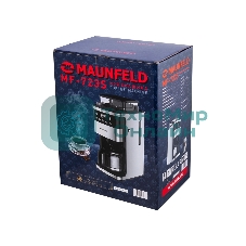 Кофеварка капельная Maunfeld MF-723S нержавеющая сталь, исп. кофе - зерновой/молотый, 1.5 л, 1050 Вт.