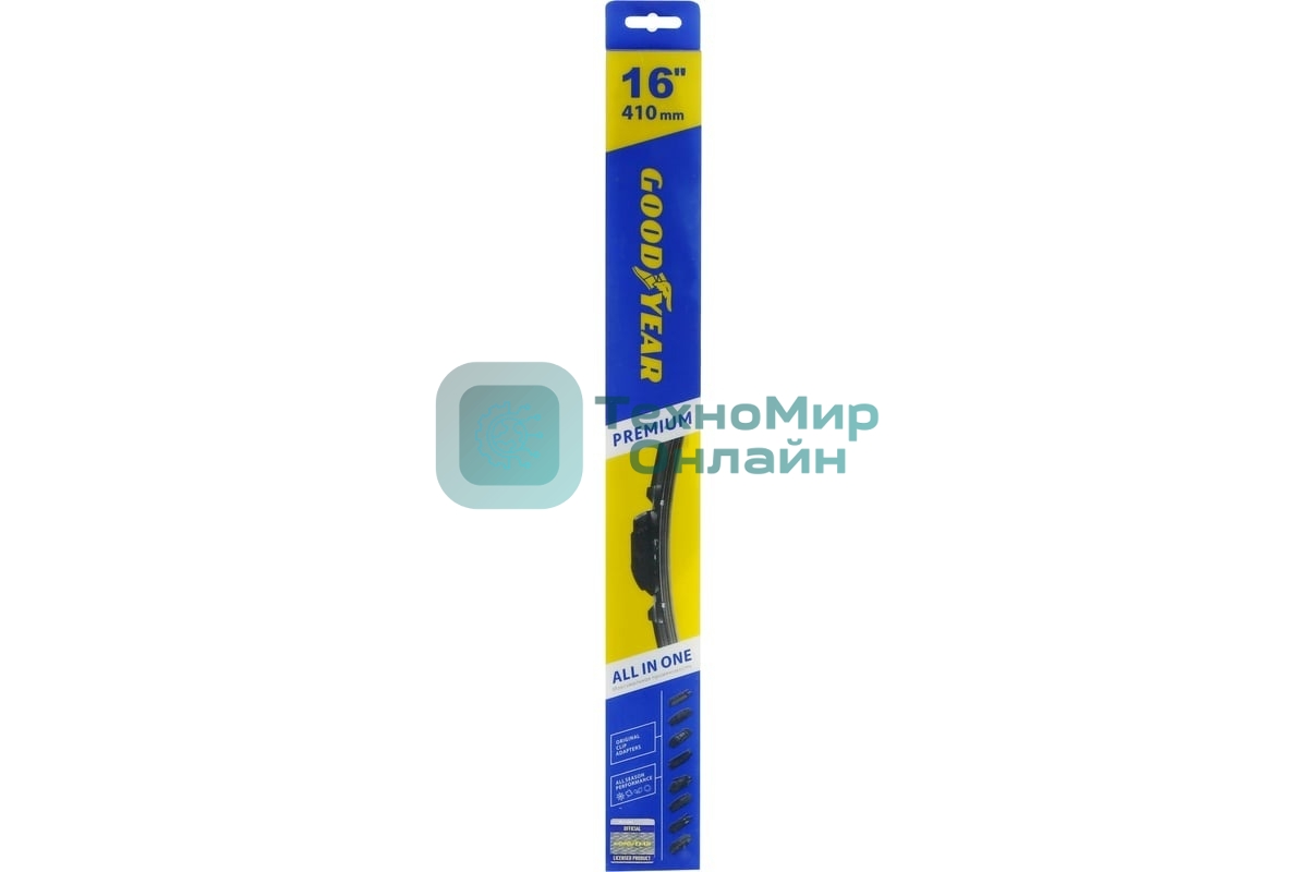 Бескаркасная щетка GOODYEAR GY000436 PREMIUM 16''/41 см