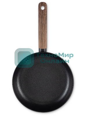 Сковорода Rondell Maple RDA-1939 круглая 28 см, покрытие: антипригарное ручка несъемная (без крышки) черный
