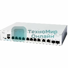 Коммутатор Cisco C1300-8T-E-2G, 8×1 Гбит/с + 2×1 Гбит/с Combo (RJ45/SFP), управляемый