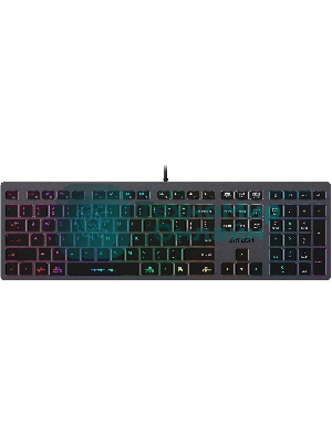 Клавиатура проводная A4Tech Fstyler FX60H серый