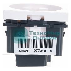 Механизм розетки 1-м СП Mosaic New 2мод. с заземл. бел. Leg 077210