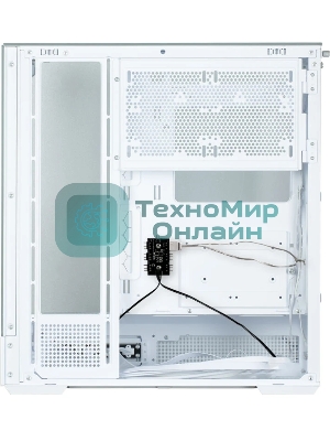 Компьютерный корпус ZALMAN P40 Prism, ATX, белый, WINDOW, 2x3.5