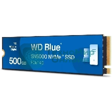 Накопитель SSD WD Blue SN5000, 500Gb, PCIe 4.0 x4, M.2 2280, NVMe, R/W 5000/4000