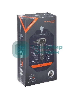 Фен LEONORD LE-1214 черный, 1800 Вт, ионизация