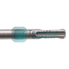 Бур по бетону Denzel двойная спираль, Cobalt W-tip, 12x260 мм, SDS PLUS