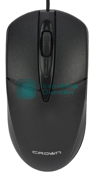 Мышь проводная CROWN CMM-130 черный