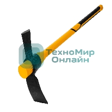 Кирка-топор Denzel 2250 г, фиберглассовая обрезиненная рукоятка 900 мм
