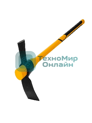 Кирка-топор Denzel 2250 г, фиберглассовая обрезиненная рукоятка 900 мм