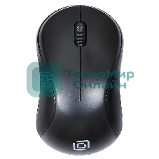 Мышь беспроводная Oklick 605SW черный, 1200 dpi, радиоканал, USB, кнопки - 3