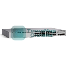 Коммутатор Cisco Catalyst C9300L-24P-4X-E, 24×1 Гбит/с, 4×10 Гбит/с SFP+