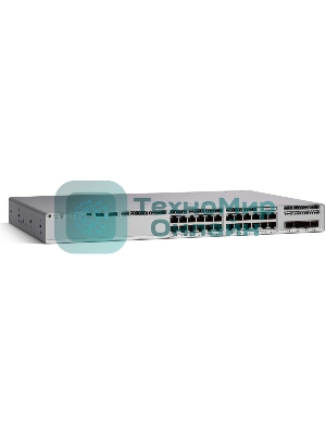 Коммутатор Cisco Catalyst C9300L-24P-4X-E, 24×1 Гбит/с, 4×10 Гбит/с SFP+