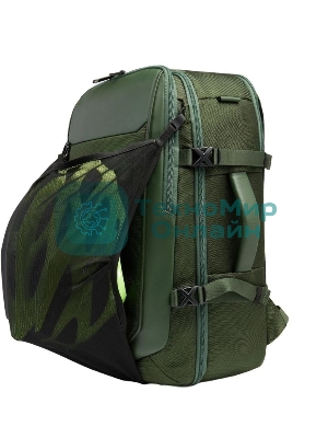 Рюкзак мужской Piquadro Lyss CA6929S143BM/VE зеленый тимьяновый полиэстер/натур.кожа