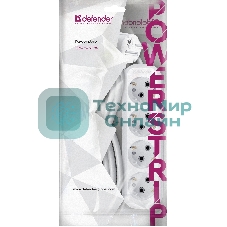 Удлинитель с заземлением Defender R340 16 А, 3 м, заземление