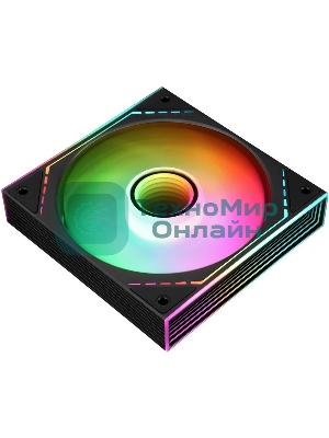 Вентилятор для корпуса Thermalright TL-M12-S (120x124x25мм, 4-pin PWM, ARGB, 47.6CFM, 23.2dBA, 1500RPM, черный)