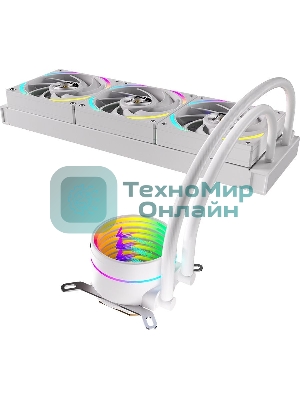 Система жидкостного охлаждения Formula Oasis L360 ARGb белый 120мм алюминий+медь 2000rpm 27db 4-pin 360W