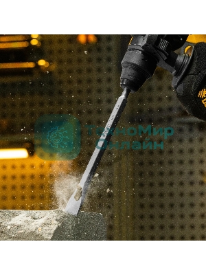 Зубило Denzel 14 х 20 х 250 мм, 40Cr, SDS PLUS