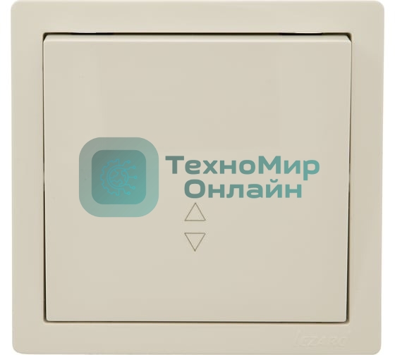 Выключатель LEZARD 752-0300-105 проходной 1-кл. ОП LETO крем