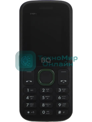 Мобильный телефон BQ 1848 Step+ черный/зеленый