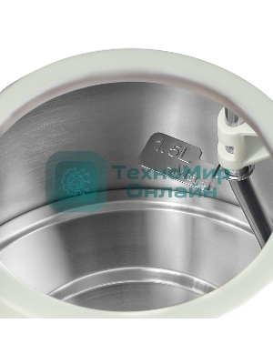 Чайник электрический Galaxy Line GL 0333, мятный, металл, 2200 Вт, 1,5 л