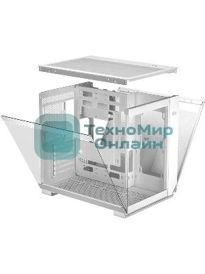 Компьютерный корпус PcCooler C3 T500 WH белый без БП ATX 2xUSB 3.0 1xUSB3.1 audio bott PSU