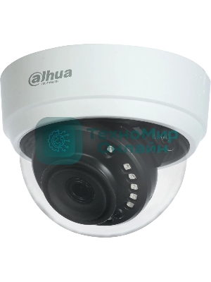 Камера видеонаблюдения аналоговая Dahua DH-HAC-D1A21P-0280B 2.8-2.8мм цв.