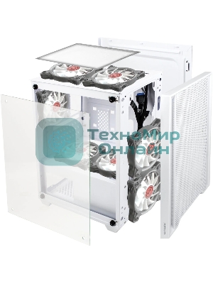 Компьютерный корпус Ginzzu CL540 белый mATX