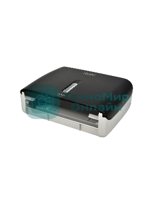 Диспенсер бумажных полотенец Puff-5145Bl черный, с замком, ABS-пластик