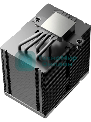 Кулер для процессора DEEPCOOL AK500 G2 LGA1851/1700/1200/115X/AM5/AM4 (9шт/кор, TDP 240W, PWM, Fan 120мм, 5 тепл. трубок, Copper Base, Wood-grain top cover, черный) RET (R-AK500G2-BKNNMN-GJD)