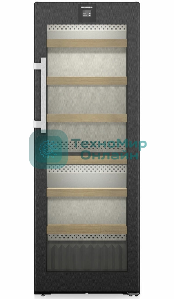 Винный шкаф Liebherr WPbsi 5052-20 001 черная нерж. сталь, 320 л, 2 отсека, 131 бут., класс A