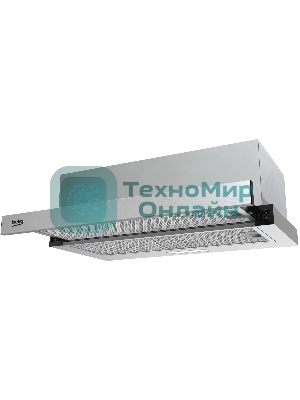 Вытяжка телескопическая Beko BHNT613R4CX серебристый, 60 см, 320 куб. м/ч, 61 дБ