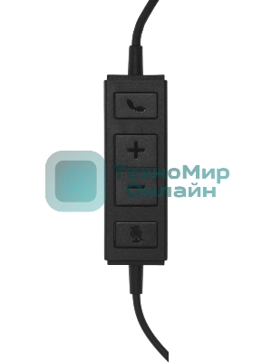 Гарнитура Logitech USB Headset H570e Stereo чёрный, проводная, USB