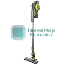 Пылесос вертикальный BRAYER BR4262 черный/желтый, питание от аккумулятора, 180 Вт, уборка сухая, пылесборник 1 л