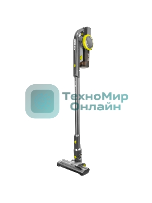 Пылесос вертикальный BRAYER BR4262 черный/желтый, питание от аккумулятора, 180 Вт, уборка сухая, пылесборник 1 л