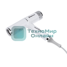 Фен SAKURA SA-4051W белый/серый, 1600 Вт, компактный