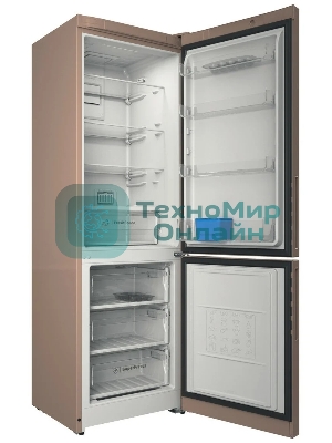Холодильник Indesit ITR 5180 E бежевый двухкамерный 220/78л морозилка снизу