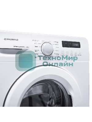 Стиральная машина Maunfeld MFWM127WH051D белый, загрузка фронтальная 7 кг, 1200 об/мин., класс: А+++