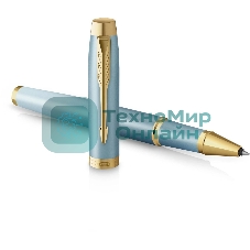 Ручка роллер Parker IM Writing Rituals T331 (2203893) бирюзовый F, черные чернила, подарочная коробка
