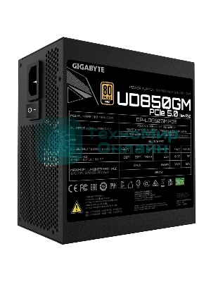 Блок питания Gigabyte UD850GM PG5 V2 GP-UD850GM PG5 850W, 80Plus, Gold, Полностью модульный, PCIe Gen 5.0 compatible 28200-U85GP-2EUR