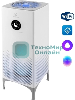 Очиститель воздуха Electrolux EAP-2050D белый, 50 м², HEPA-фильтр, ионизация