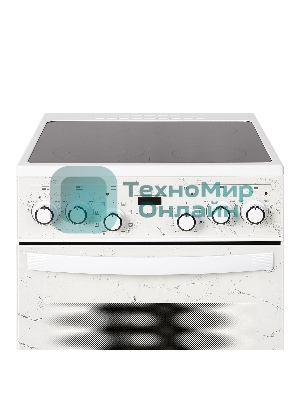 Плита электрическая Gefest ЭП Н Д 5560-03 0042 белый/мрамор, конфорок 4 электрических, духовка 55 л, 50 см x 85 см x 58.5 см