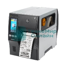 Принтер этикеток термотрансферный коммерческий Zebra TT ZT411 203 dpi, 356 мм/сек, USB, RS-232, Ethernet, USB Host, Bluetooth, серый/черный