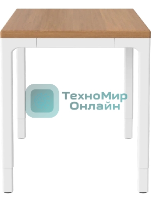 Стол компьютерный Cactus CS-ET-WWD столешница МДФ, белый дуб молочный каркас белый