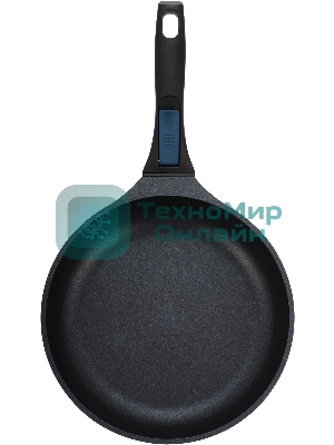Сковорода Rondell Del mar RDA-1847 круглая 24 см, покрытие: Xylan Plus ручка съемная (без крышки) синий