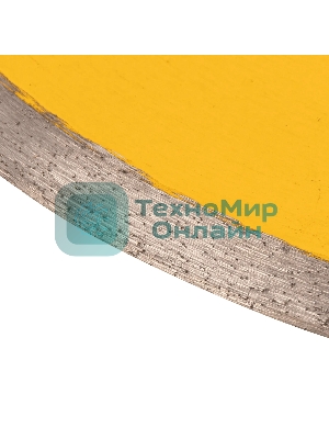 Диск алмазный сплошной Denzel супертонкий, 250 х 25,4 мм, горячее прессование, мокрое резание