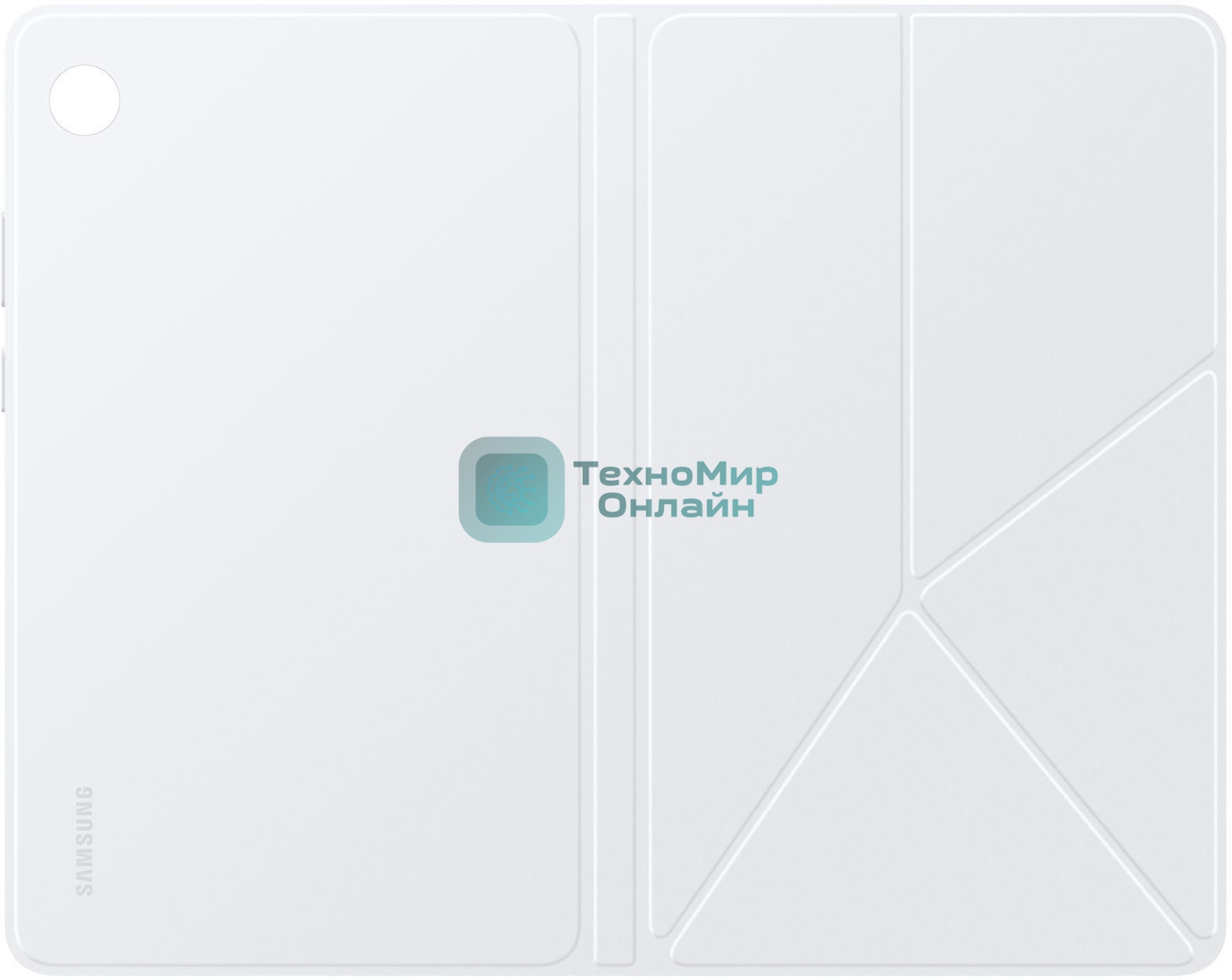 Чехол Samsung для Samsung Galaxy Tab A11 Book Cover поликарбонат/полиуретан белый (EF-BX130PWEGRU)
