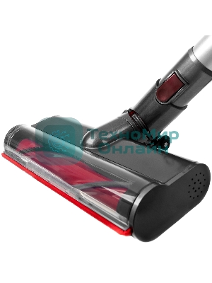 Пылесос вертикальный BRAYER BR4265 серый, питание от аккумулятора, 320 Вт, уборка сухая, пылесборник 0.5 л