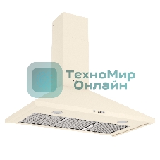 Вытяжка каминная Elikor Вента 90П-650-К3Д топленое молоко, 90 см, 650 куб. м/ч, 60 дБ