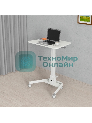 Стол для ноутбука Cactus VM-FDS109 столешница МДФ белый 73x50x108см (CS-FDS109WWT)